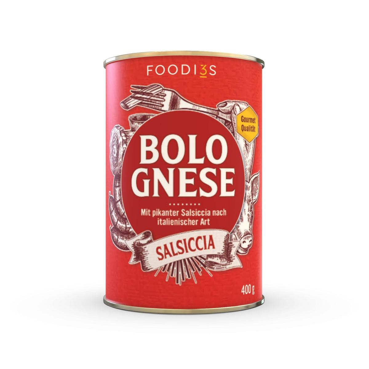 Blik Bolognese Salsiccia, 400 g, vrijstaand